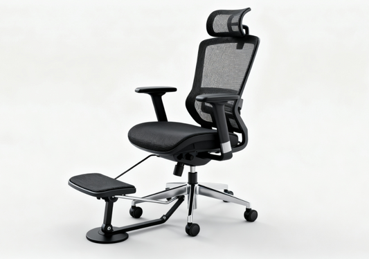 This Ergonomic Office Chair With Footrest Made Me Actually Love Working!