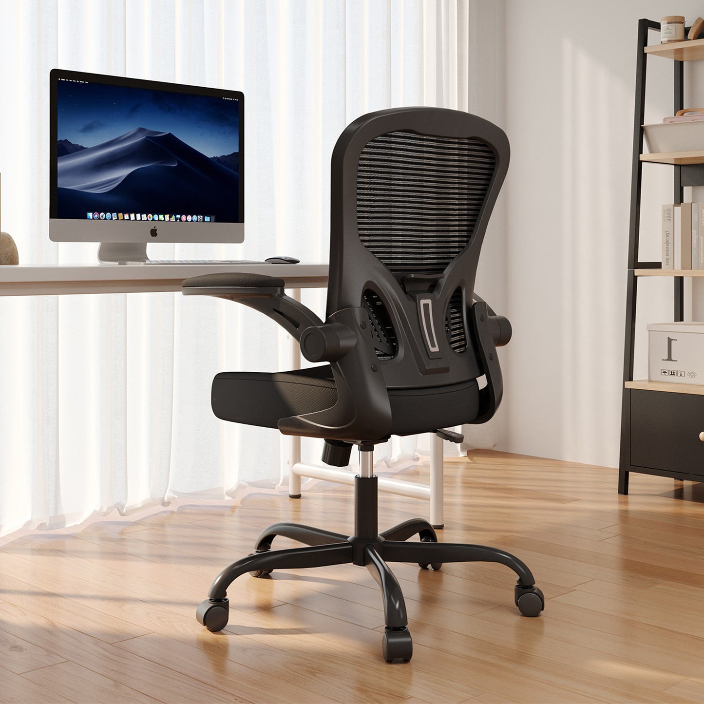 Desk Chair Comfy Home Office Chair Business Computer Chair Ergonomic Black