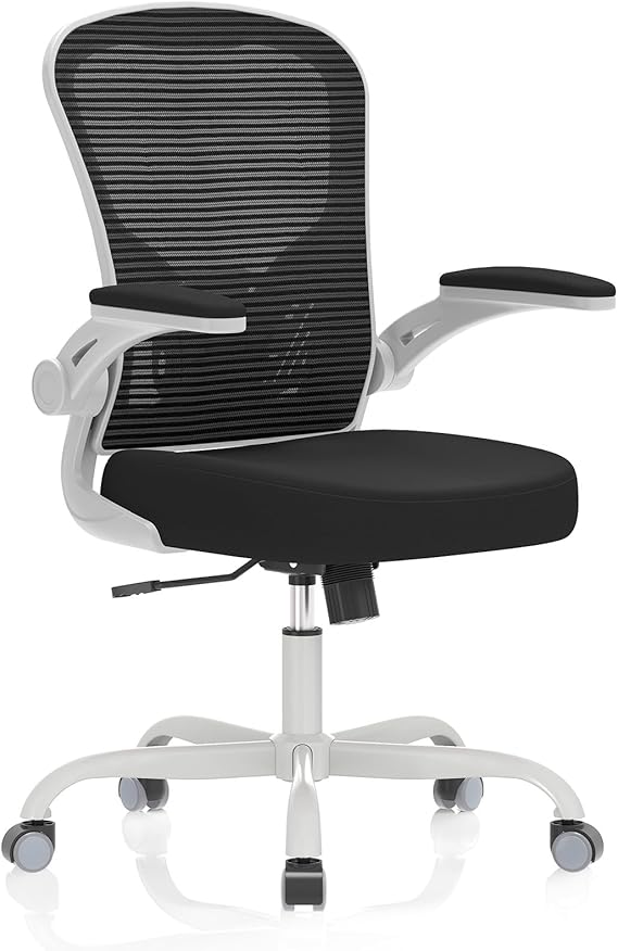 Desk Chair Comfy Home Office Chair Business Computer Chair Ergonomic Grey+Black