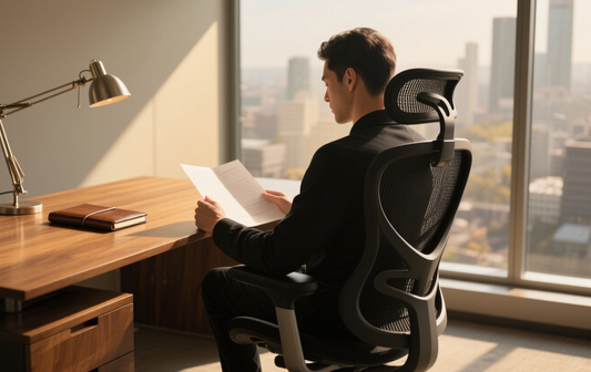 Meet the Comfortable Desk Chair Without Wheels: My WFH Back’s New BFF!
