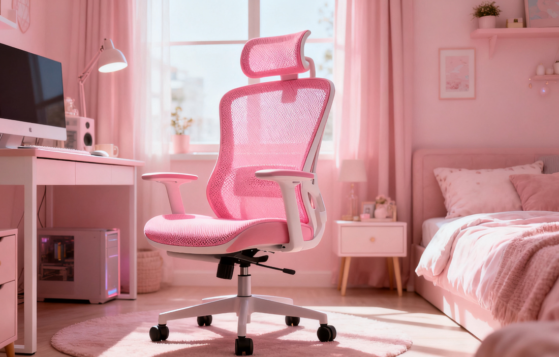 My Pink Ergonomic Chair: The Glow-Up My 996 Life Needed!