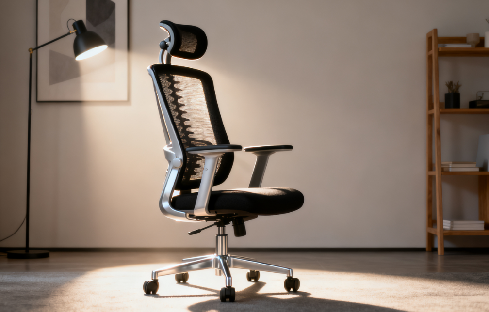 No more backaches at work—thanks to my new ergonomic adjustable office chair!