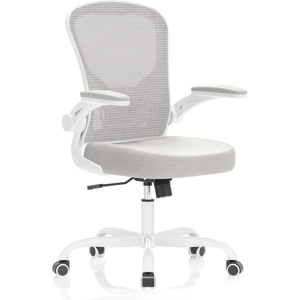 Office Chair|Ergonomic Desk Chairs 330LBS Capacity | Flip-up Armrests,Mesh Computer Chair,High Back,Comfy Work,Adjustable Lumbar Support