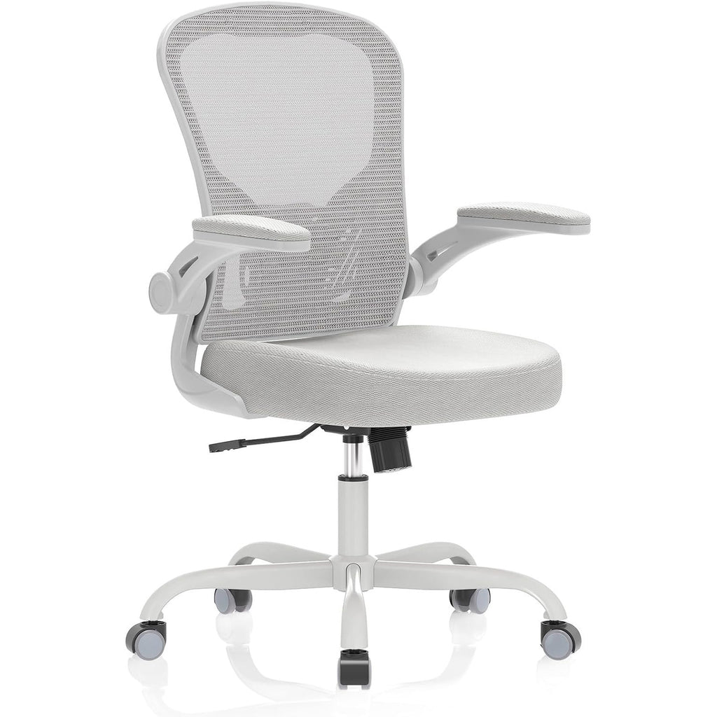 Office Chair|Ergonomic Desk Chairs 330LBS Capacity | Flip-up Armrests,Mesh Computer Chair,High Back,Comfy Work,Adjustable Lumbar Support
