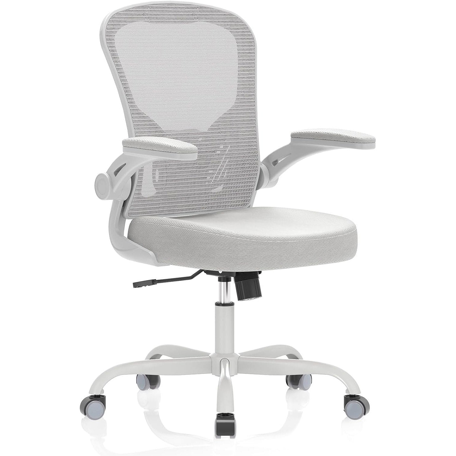 Office Chair|Ergonomic Desk Chairs 330LBS Capacity | Flip-up Armrests,Mesh Computer Chair,High Back,Comfy Work,Adjustable Lumbar Support