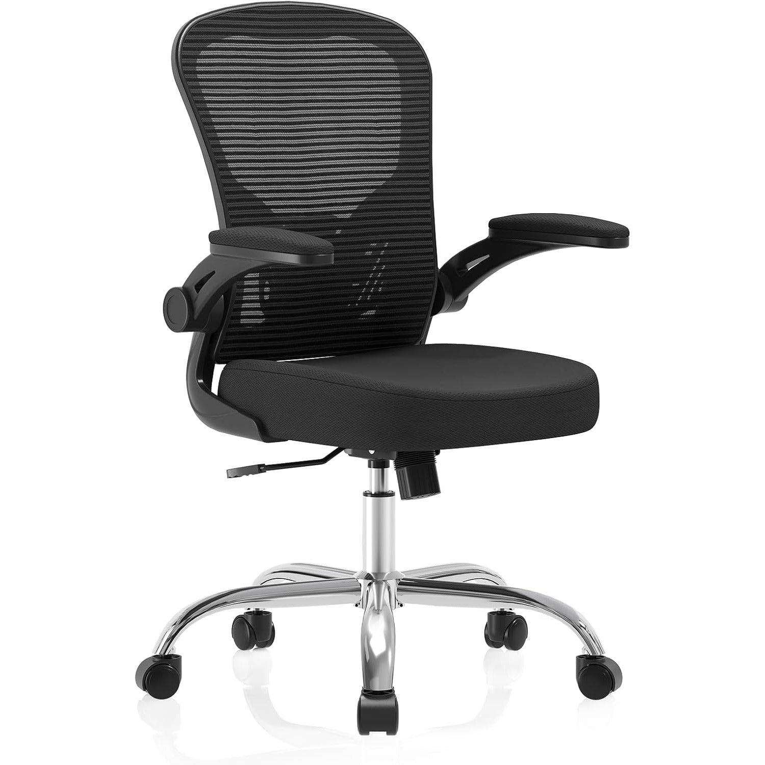 Office Chair|Ergonomic Desk Chairs 330LBS Capacity | Flip-up Armrests,Mesh Computer Chair,High Back,Comfy Work,Adjustable Lumbar Support