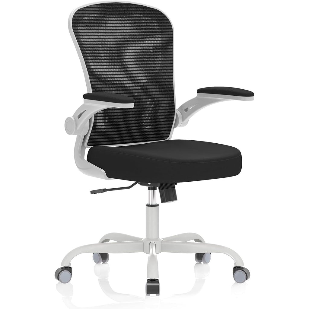 Office Chair|Ergonomic Desk Chairs 330LBS Capacity | Flip-up Armrests,Mesh Computer Chair,High Back,Comfy Work,Adjustable Lumbar Support