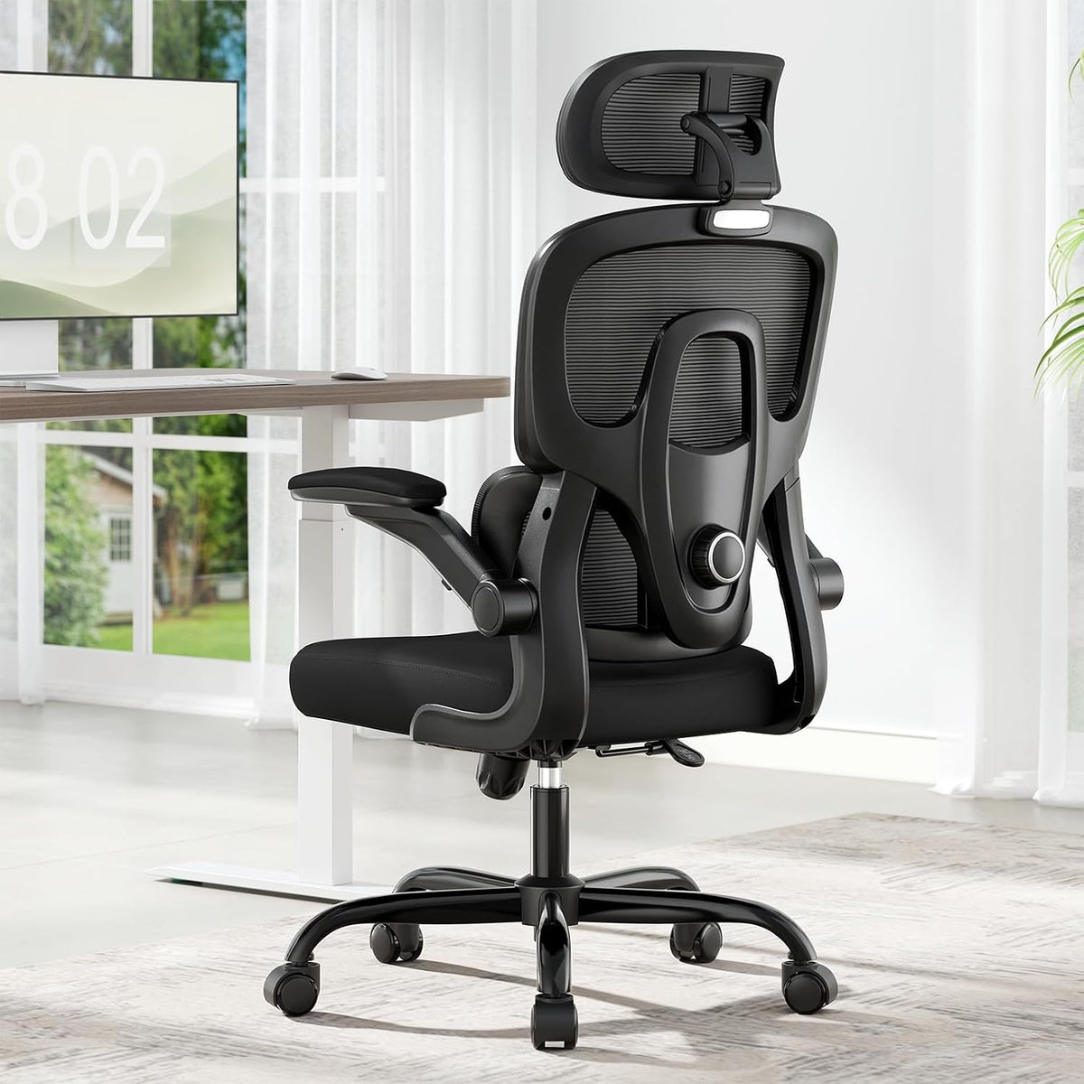 Synorla Office Chair Mesh Desk Chair with Lumbar Support