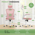 Office Chair|330LBS Capacity Ergonomic Desk Chair | High Back Computer Chair,Long Hours Comfortable,Rolling Swivel,Flip-up Armrests,Home Office