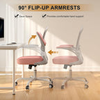 Office Chair|Ergonomic Desk Chairs 330LBS Capacity | Flip-up Armrests,Mesh Computer Chair,High Back,Comfy Work,Adjustable Lumbar Support
