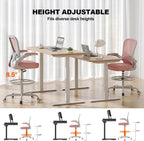 Ergonomic Tall Drafting Chair-Mesh Desk Chair with Flip-Up Arms | Adjustable Height,Lumbar Support,Adjustable Footrest Ring,Standing Desk,Breathable Backrest