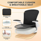 Office Chair|Ergonomic Desk Chairs 330LBS Capacity | Flip-up Armrests,Mesh Computer Chair,High Back,Comfy Work,Adjustable Lumbar Support