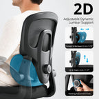 Office Chair Ergonomic Desk Chair with Adjustable Lumbar Support