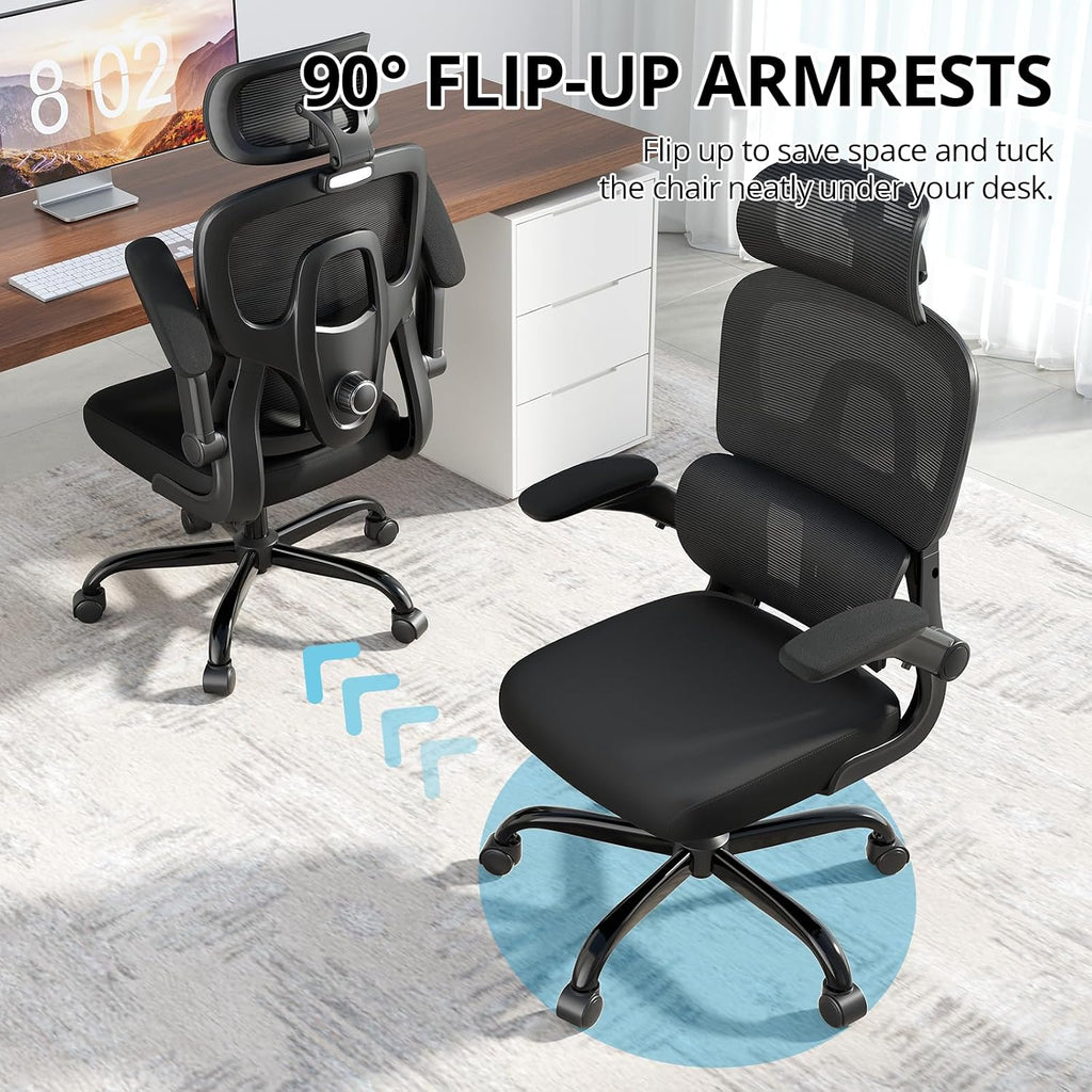 Synorla Office Chair Mesh Desk Chair with Lumbar Support