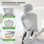 Office Chair|330LBS Capacity Ergonomic Desk Chair | High Back Computer Chair,Long Hours Comfortable,Rolling Swivel,Flip-up Armrests,Home Office