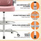 Ergonomic Tall Drafting Chair-Mesh Desk Chair with Flip-Up Arms | Adjustable Height,Lumbar Support,Adjustable Footrest Ring,Standing Desk,Breathable Backrest