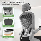 Office Chair|330LBS Capacity Ergonomic Desk Chair | High Back Computer Chair,Long Hours Comfortable,Rolling Swivel,Flip-up Armrests,Home Office